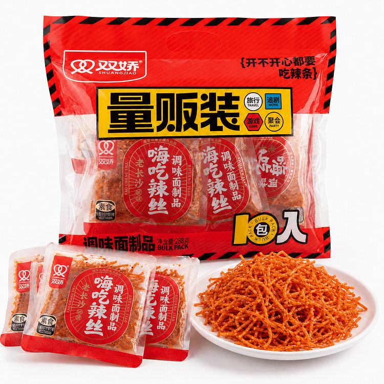 Spicy Shredded Wheat Flour Snack 288 g