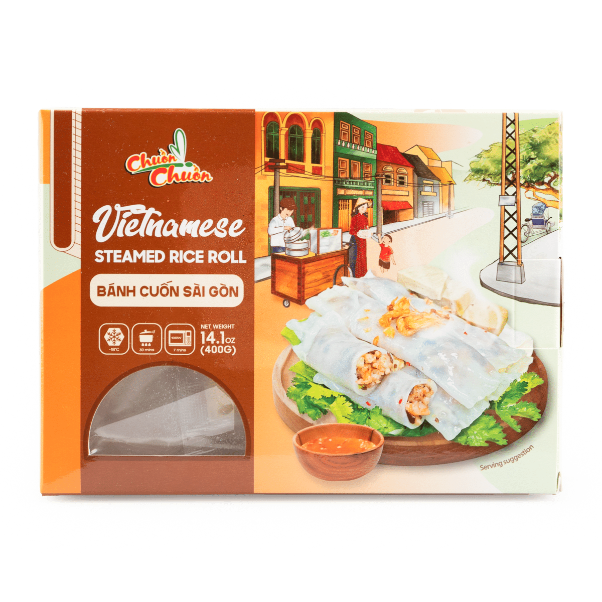 Dragonfly Vietnamese Steamed Rice Roll, Frozen 14.1 oz