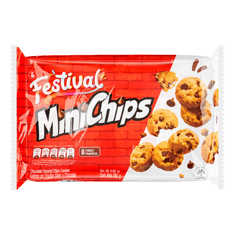 Festival MiniChips 8packs 280 g
