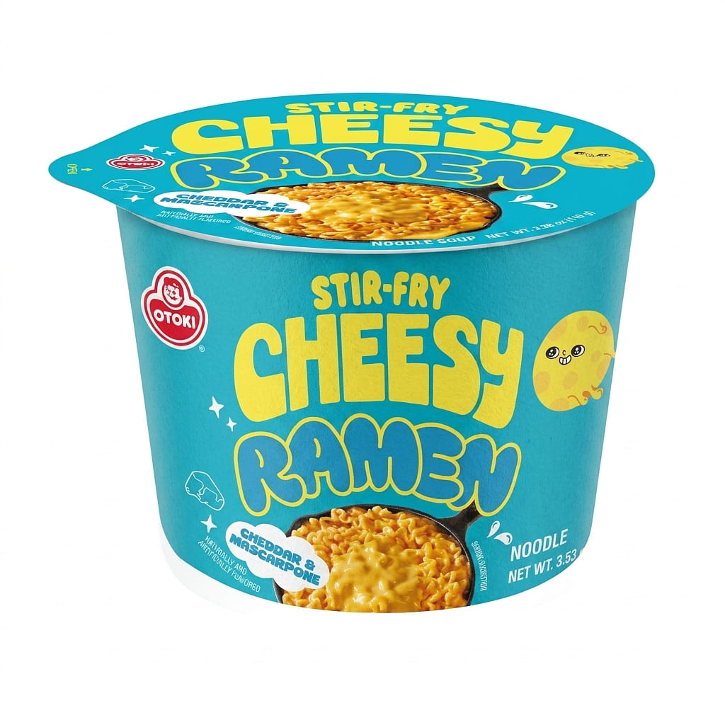 OTOKI Cheesy Stir-Fry Ramen Bowl – Cheddar 100 g
