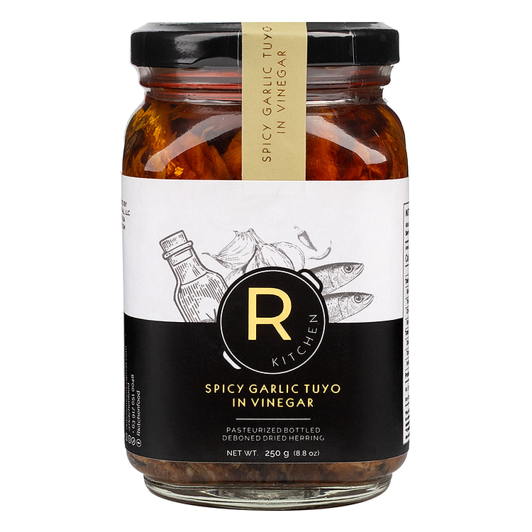 RKitchen Spicy Garlic in Vinegar Tuyo Gourmet Bottle 250 克