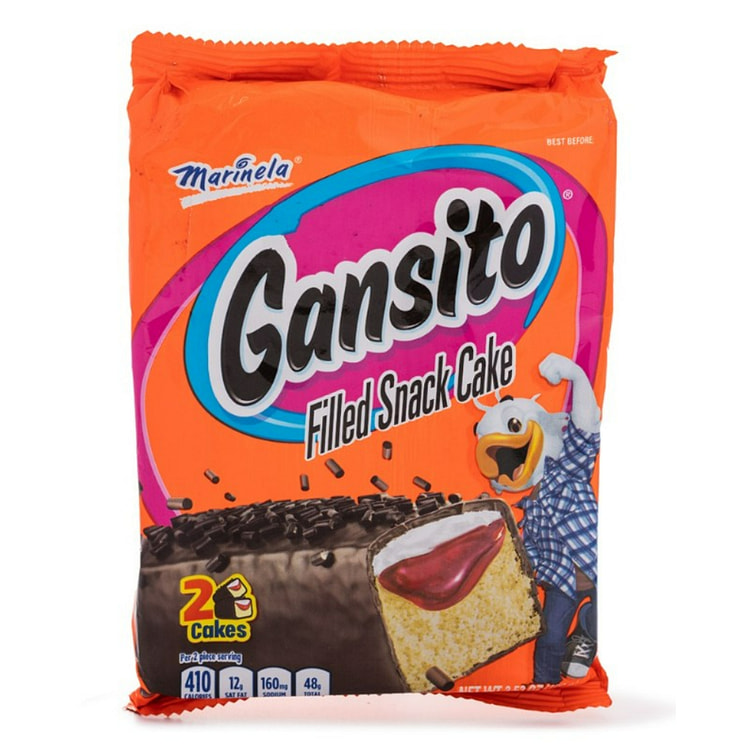Marinela Gansito Strawberry and Créme Filled Snack Cakes 100 g