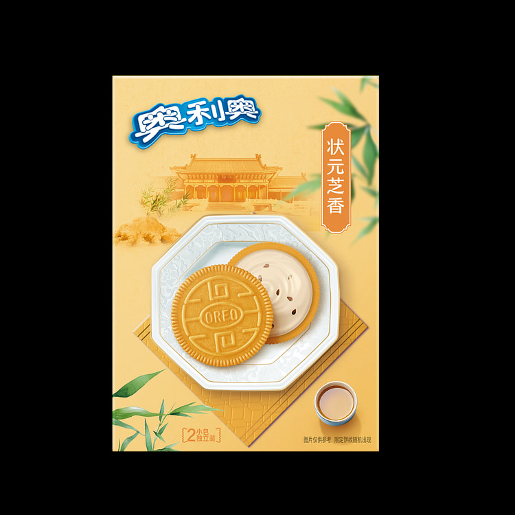 奥利奥 夹心饼干 状元芝香 中国限定窗花包装 97 克