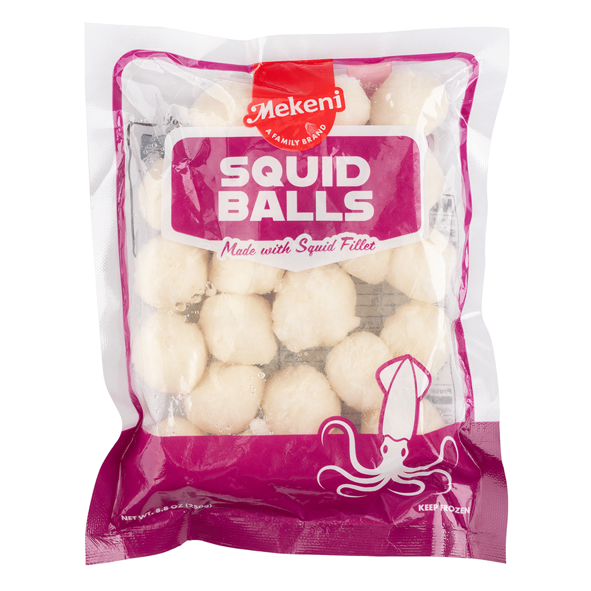 Mekeni Squid Balls, Frozen 250 g