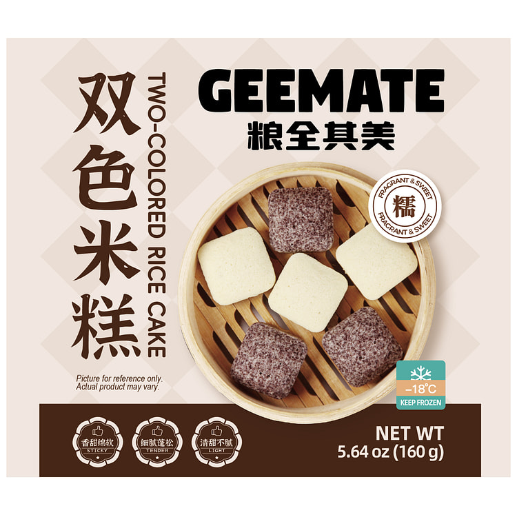 粮全其美 双色米糕 4pc 160 克
