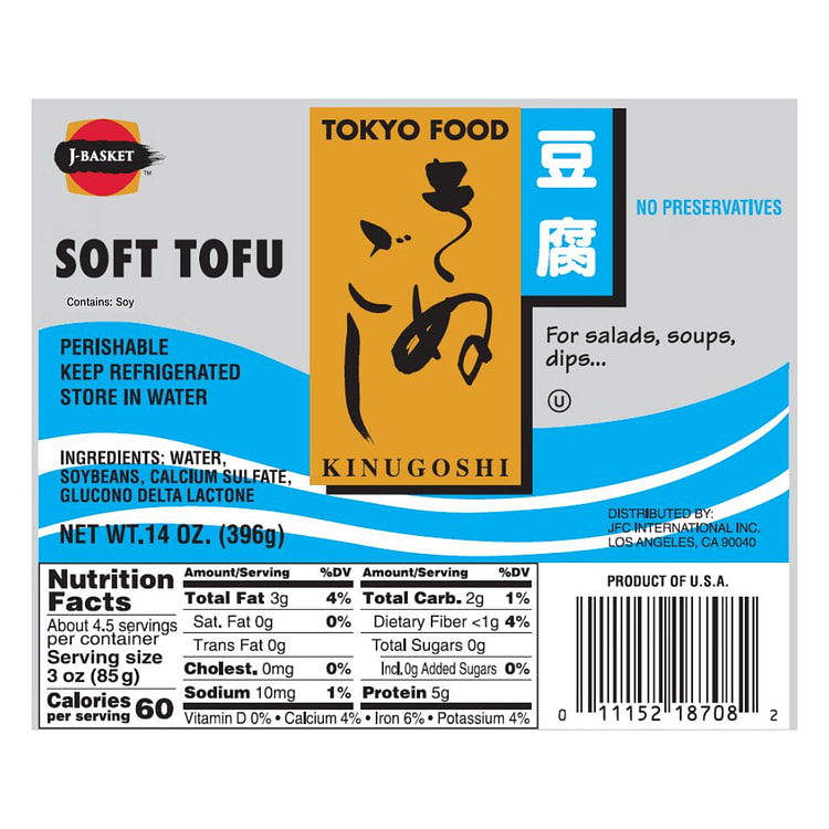 JB  Kinugoshi Soft Tofu 14 oz