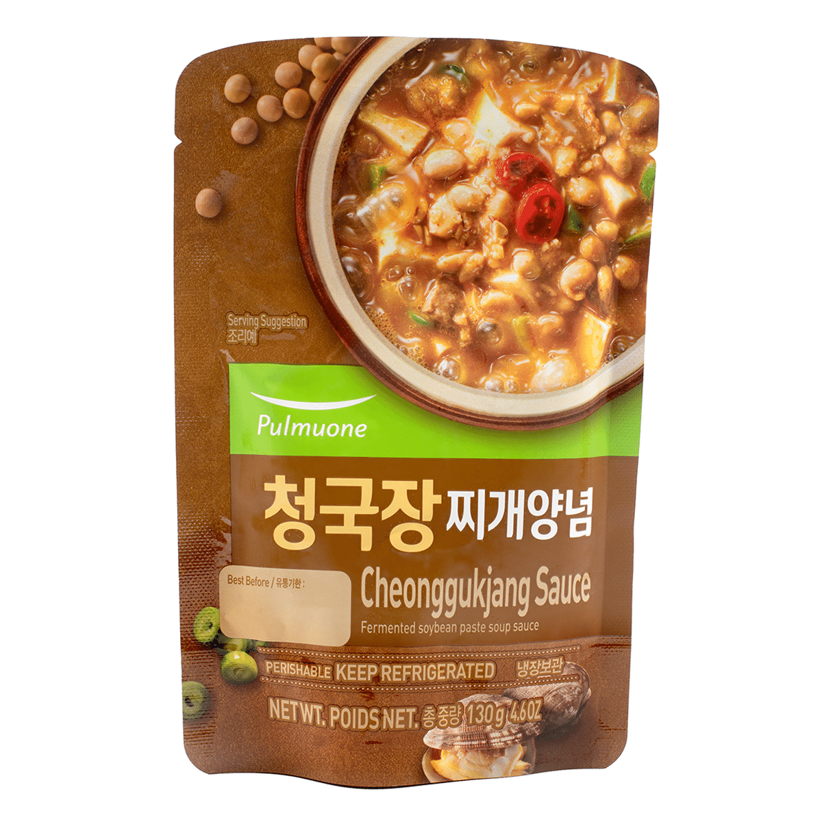 풀무원 청국장 찌개 양념 130 그램