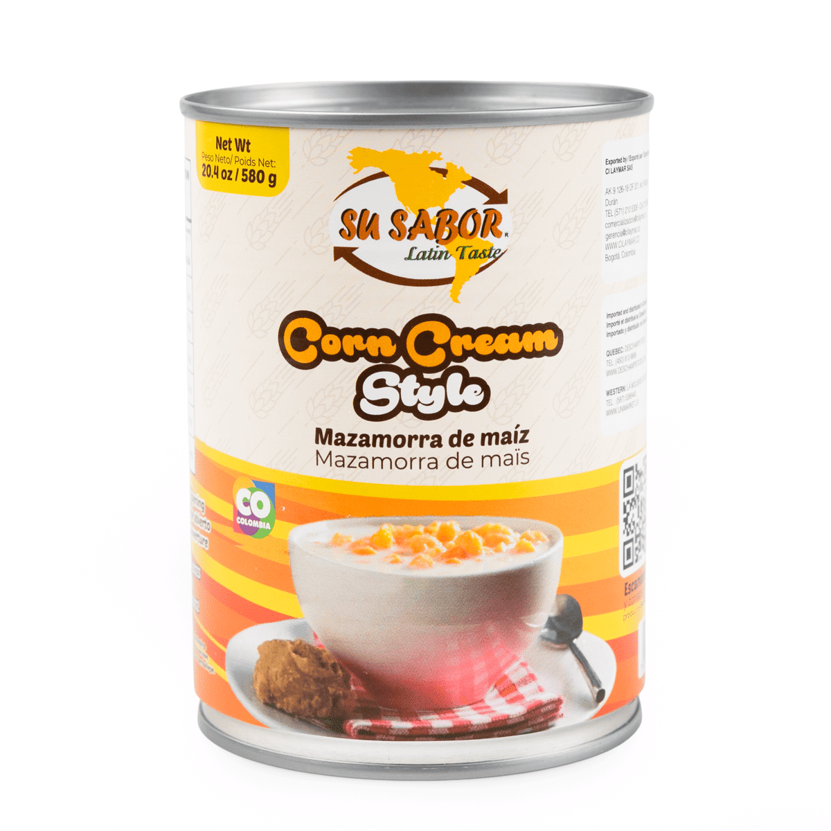 Su Sabor Mazamorra estilo creme de milho 580 g
