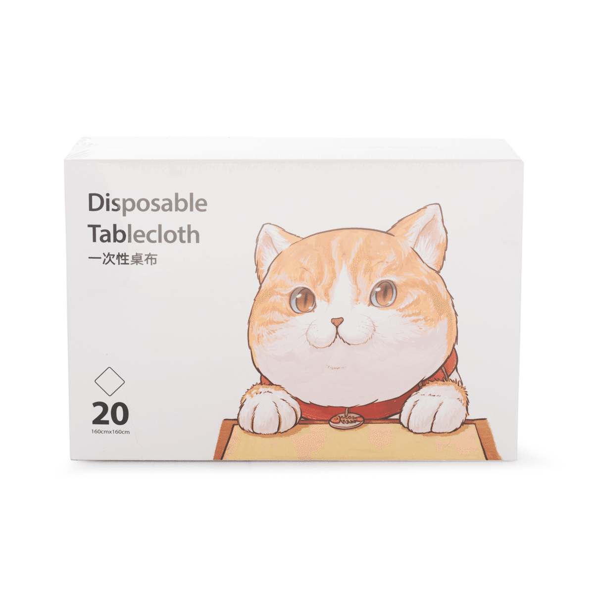 Toalha de Mesa Descartável Ju Miao 20 folhas 1 box