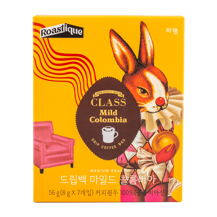Roastique Class Drip Coffee Bag Mild Colombia 7p 0.28 oz*7 pack