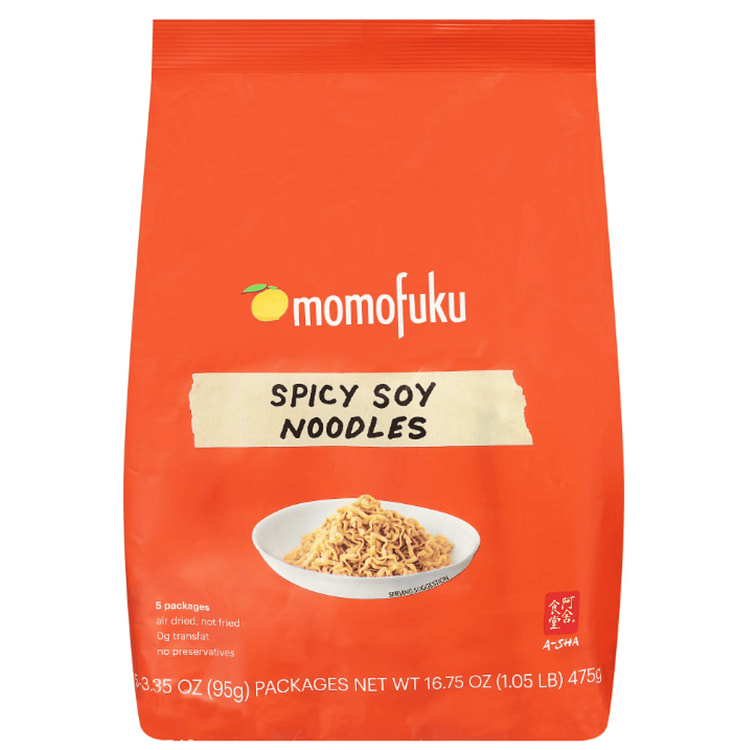 Momofuku Spicy Soy Noodles 4pks 3.35 oz*4 pack