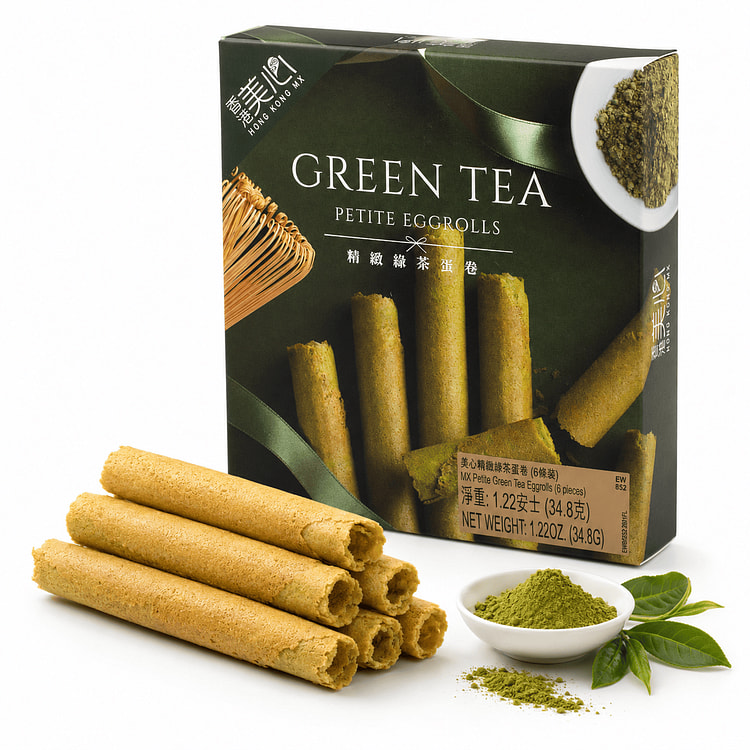 美心蛋卷 绿茶味6枚入 1 份