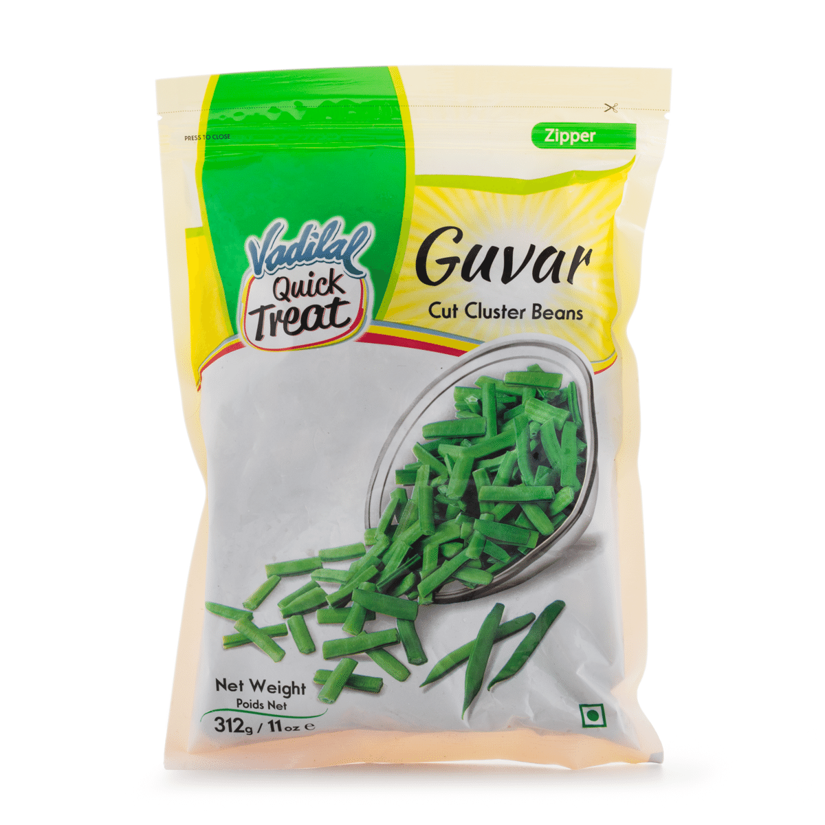 Vadilal Guvar (Cut Cluster Beans), Frozen 11 oz