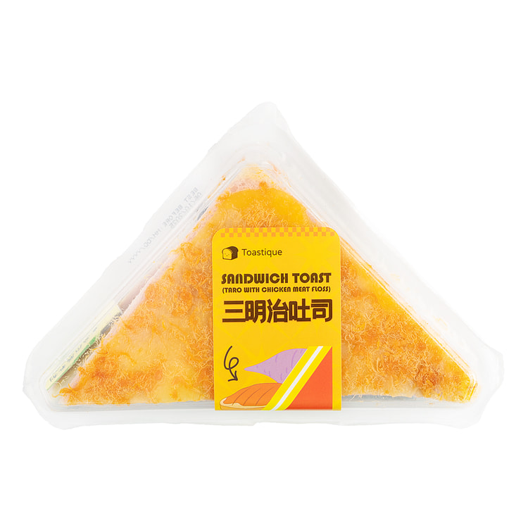 饱饱量贩 三明治吐司芋泥肉松味 70 克