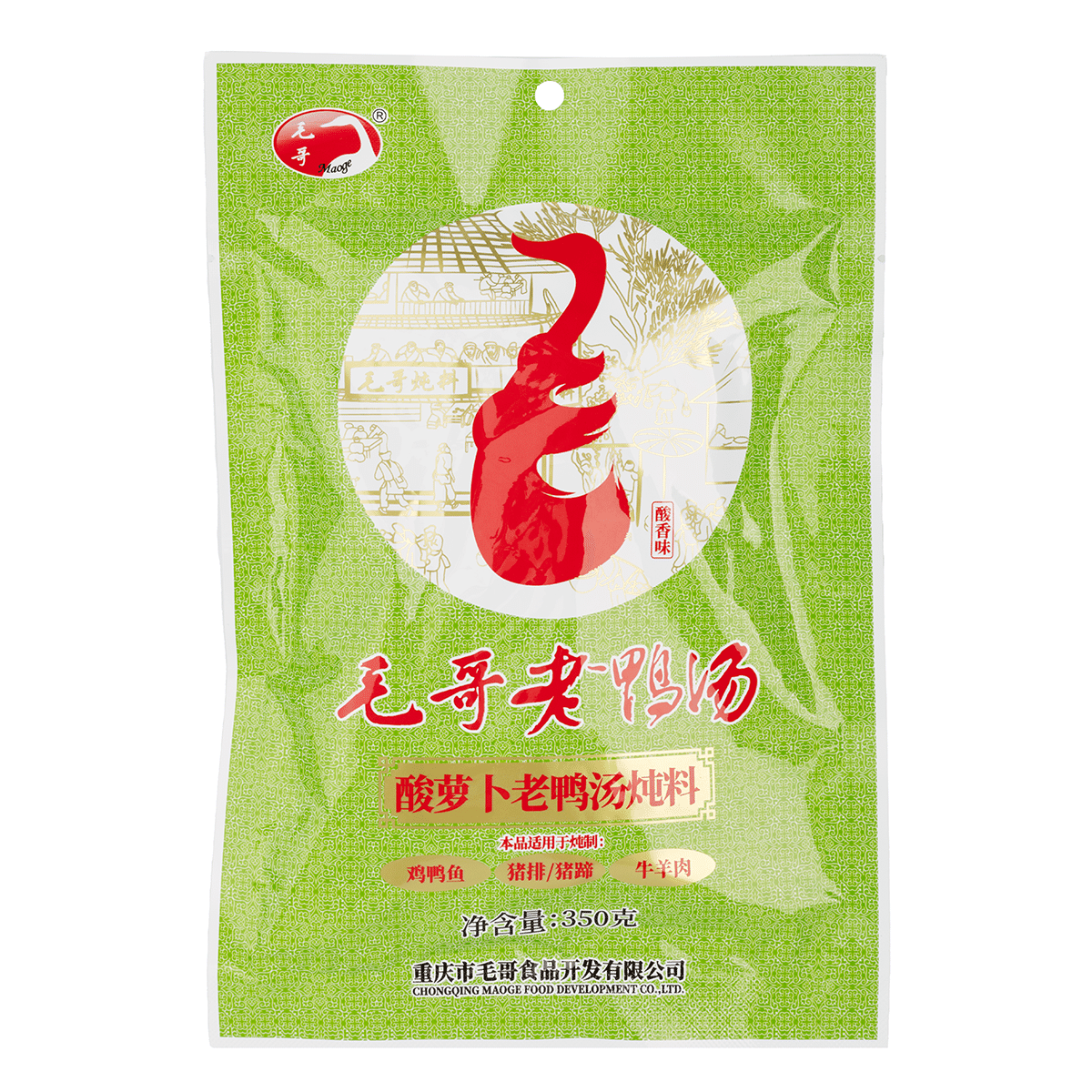 毛哥 酸萝卜老鸭汤炖料 350 克*30 包