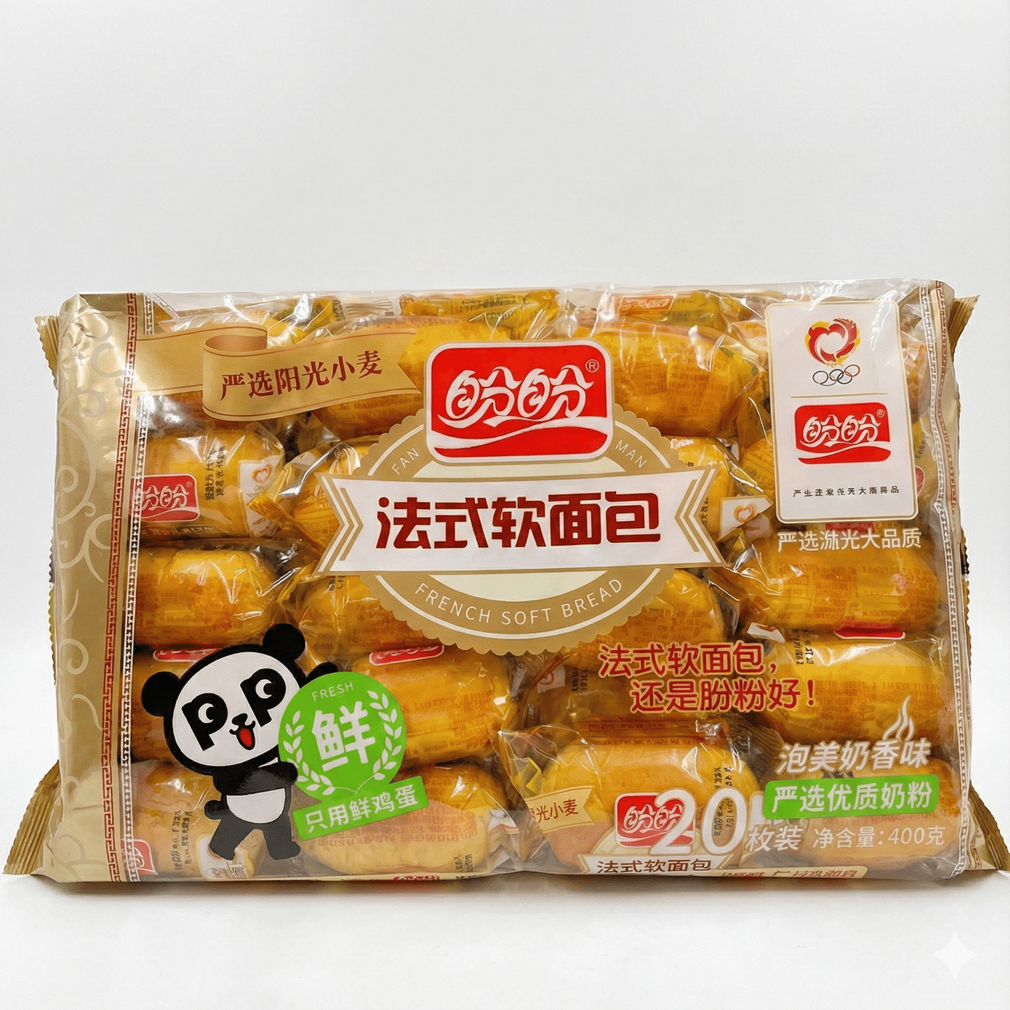 Pan Pan 프렌치 우유빵 (크림) 15개입 400 그램