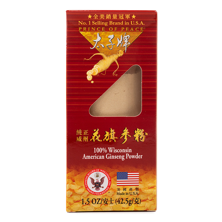 【太子牌】纯正美国花旗参粉 1.5 盎司