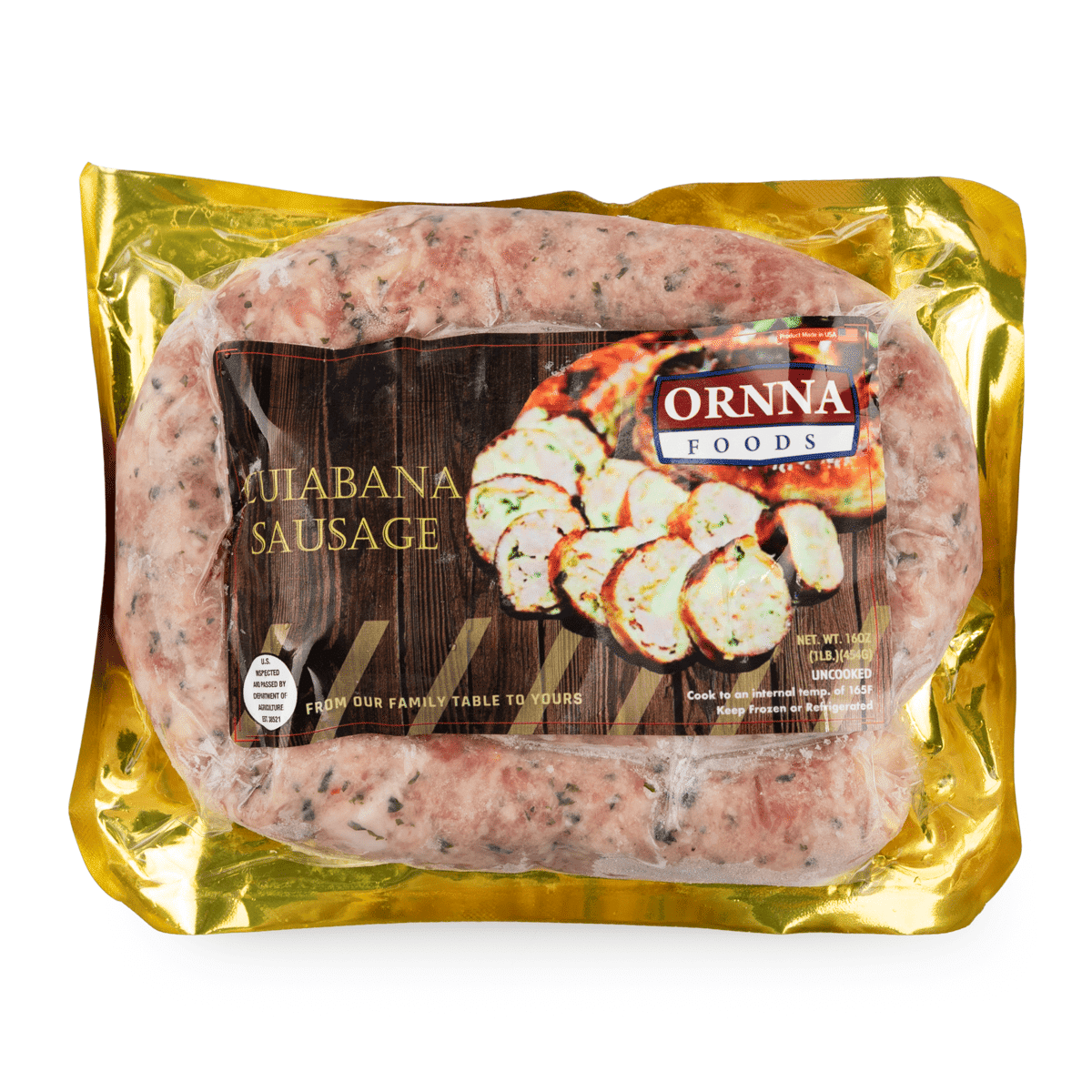Linguiça de Porco Cuiabana Ornna 454 g