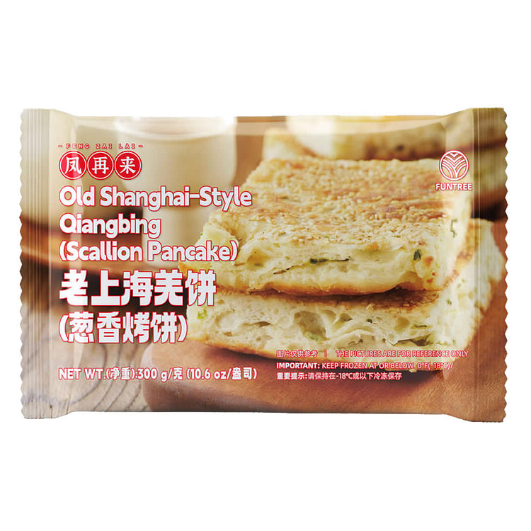 凤再来 老上海羌饼（葱香烤饼） 300 克
