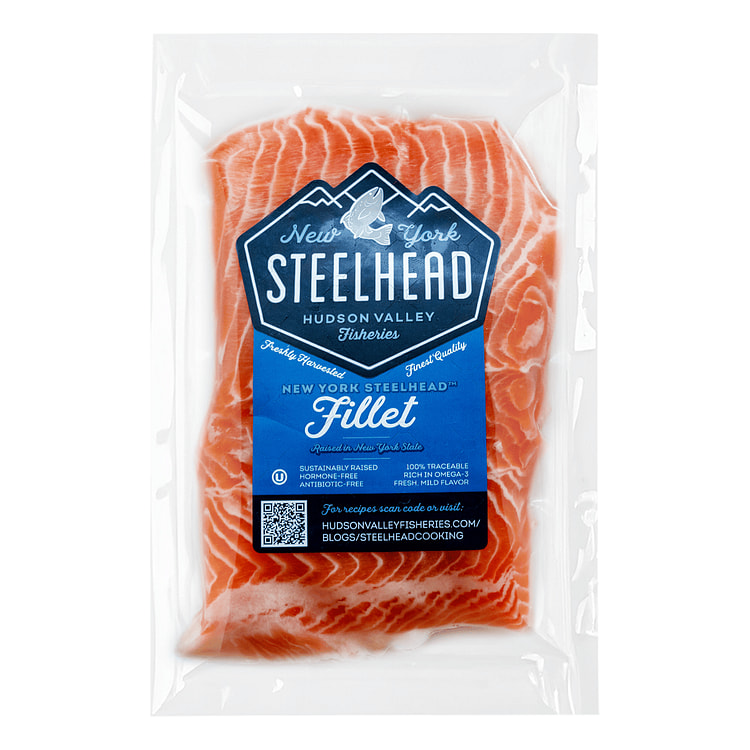 NY Steelhead Trout Portion Sashimi Quality 6 oz
