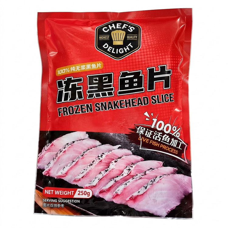 Chef Delight Snakehead Fish Fillets, Frozen 250 g