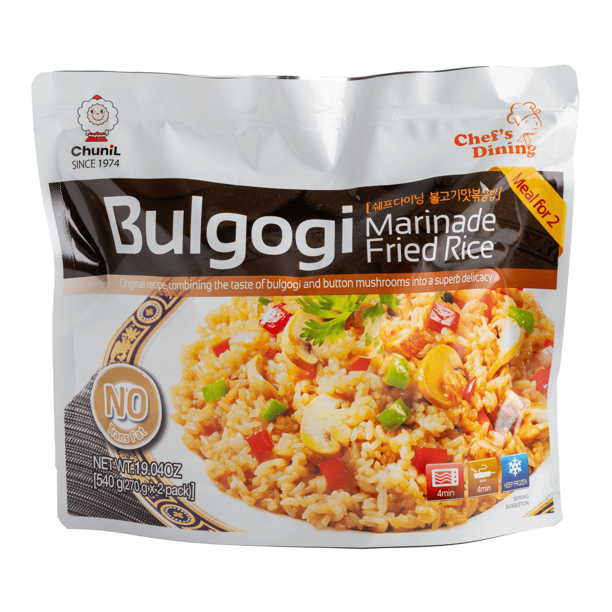 ข้าวผัดซอสหมักบูลโกกิ Chunil (270กรัม X 2แพ็ค) 540 กรัม