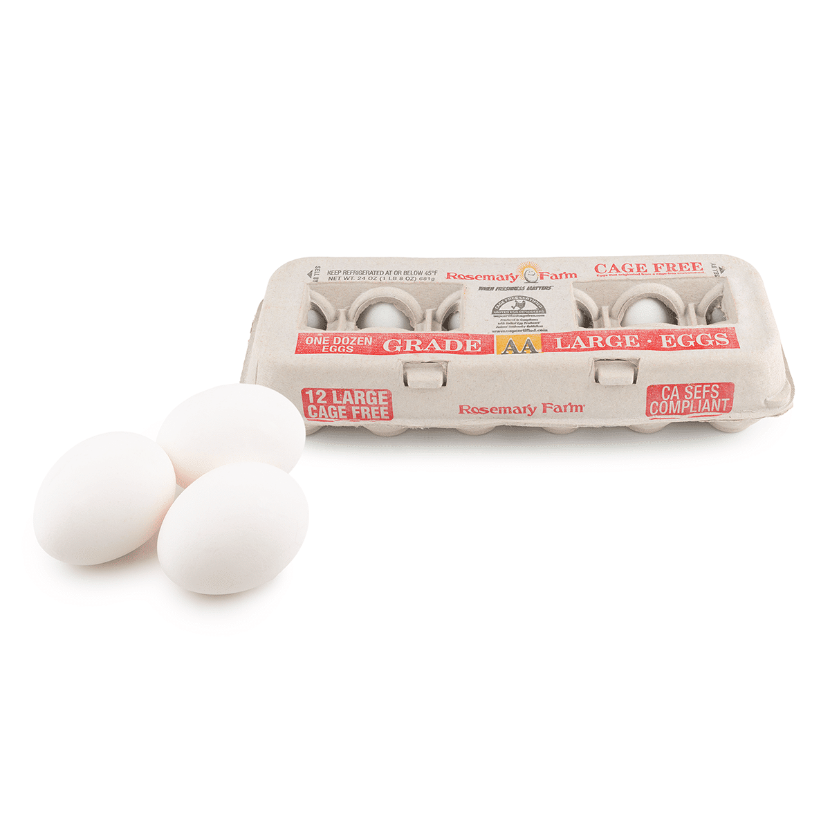 Rosemary Farms Cage Free Large Dozen Carton 12 count