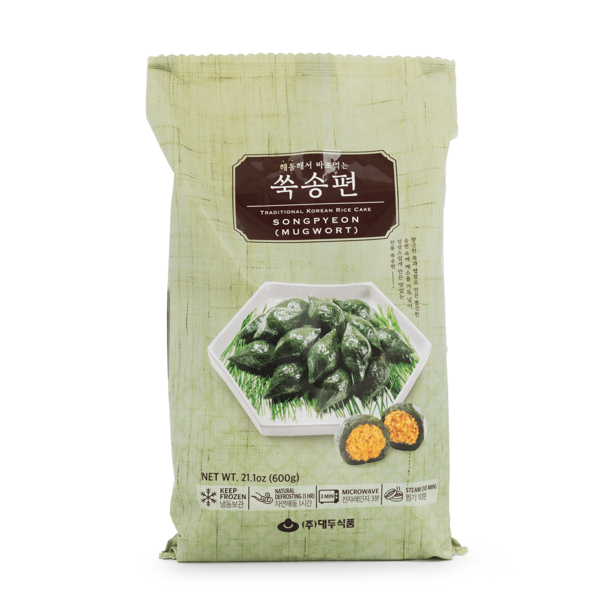 Daedoo 韩国传统艾草年糕 松糕 600 克