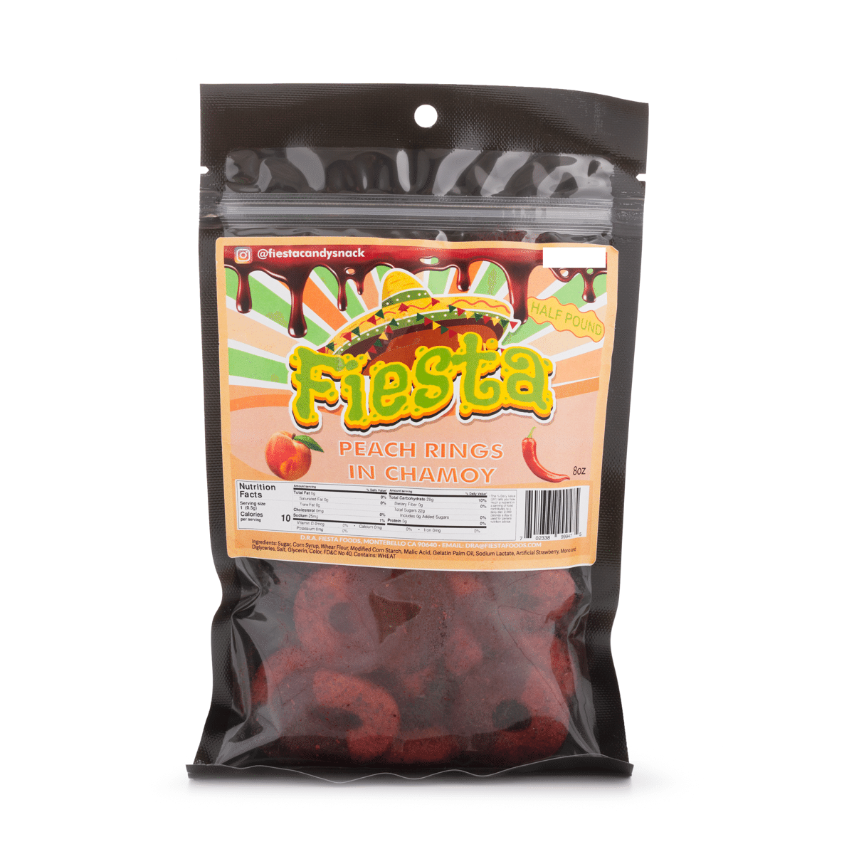 Anéis de Pêssego em Chamoy Fiesta 8 onça(s)