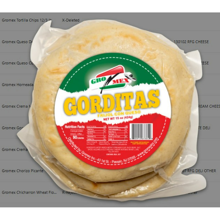 Gromex Gorditas Frijo/Queso 15 onza(s)