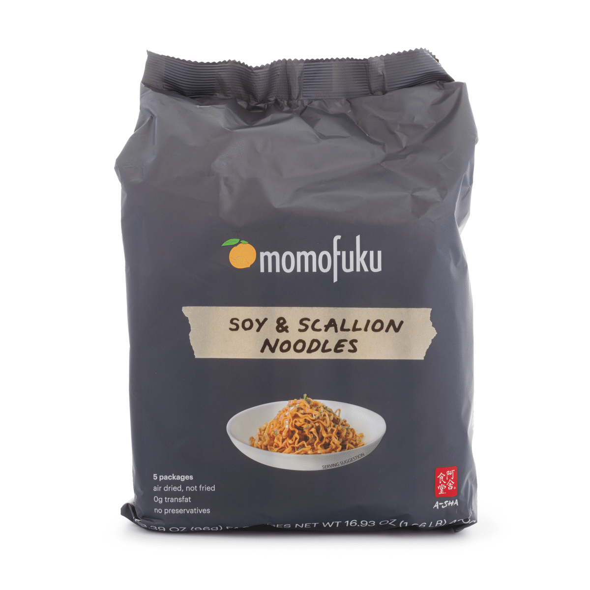 Momofuku Soy and Scallion Noodles 5pks 3.55 oz*4 pack*10 case