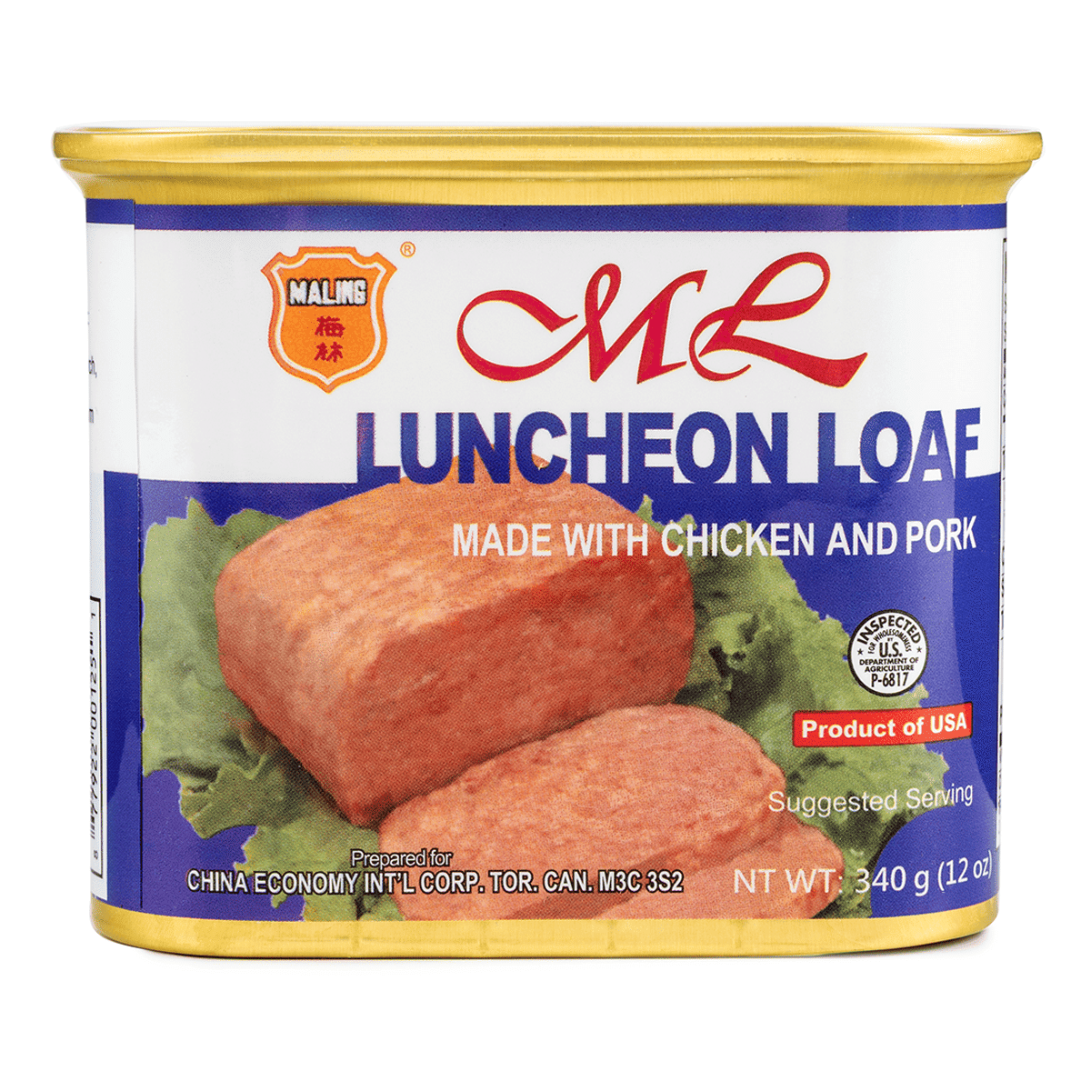 Ma Ling Pork & Chicken Luncheon Meat 340 g