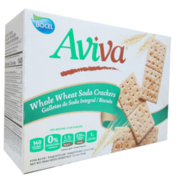 Aviva Whole Wheat Soda Crackers 11.1 oz