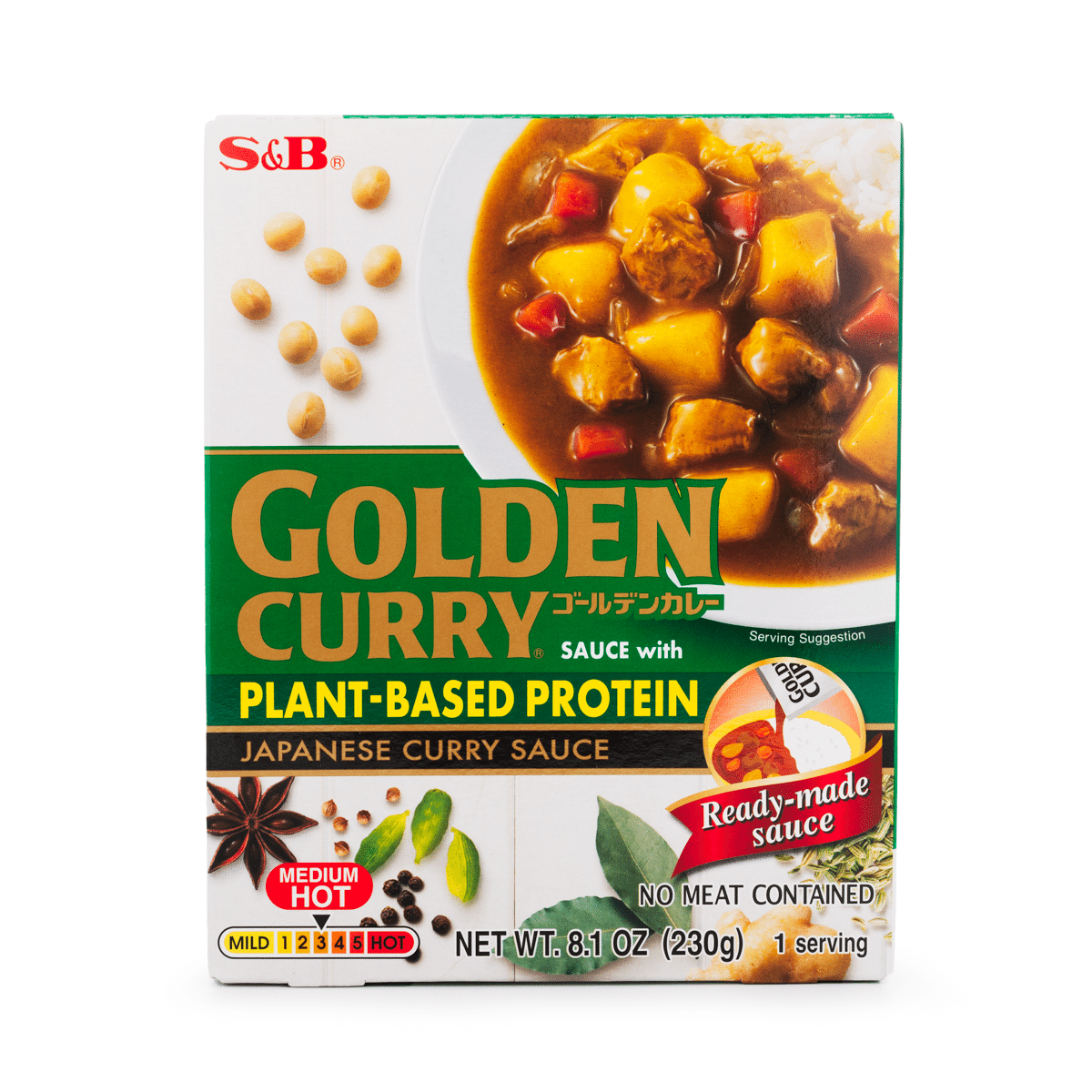 S&B Golden Curry 日式咖喱 中辣 8.1 盎司