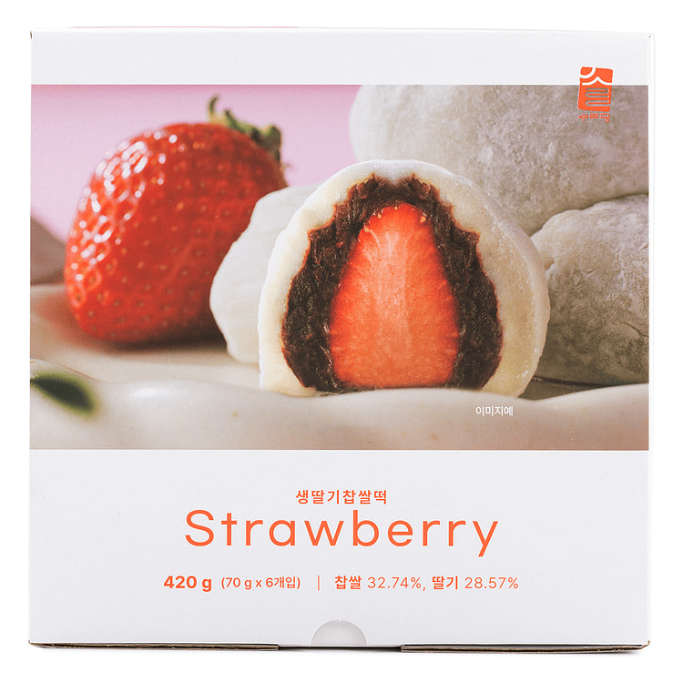 Suradang Real Fresh Strawberry Mochi 70 g*6 each