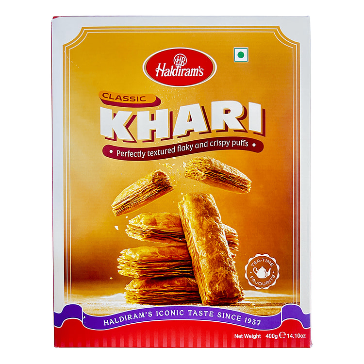 Haldirams Plain Khari (Puff Pastry)