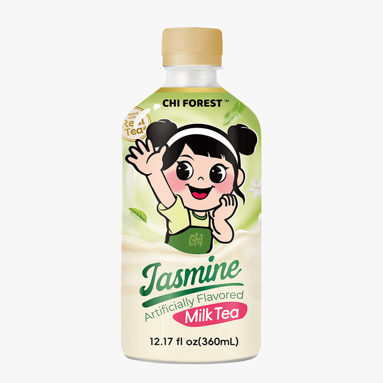 元气森林 茉香奶绿乳茶 低糖 新旧包装混发 360 毫升