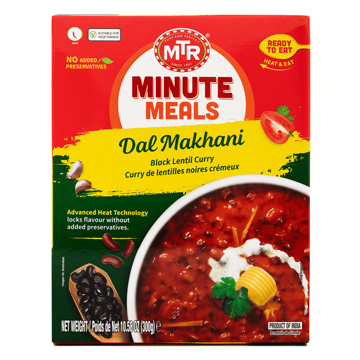 MTR Dal Makhani Ready to Eat 10.5 oz*20 pack