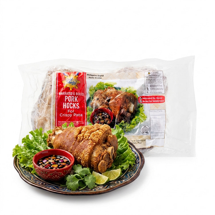 Gold Medal Family Size Jumbo Crispy Pata Pork Hock, Frozen 2-2.5 lb
