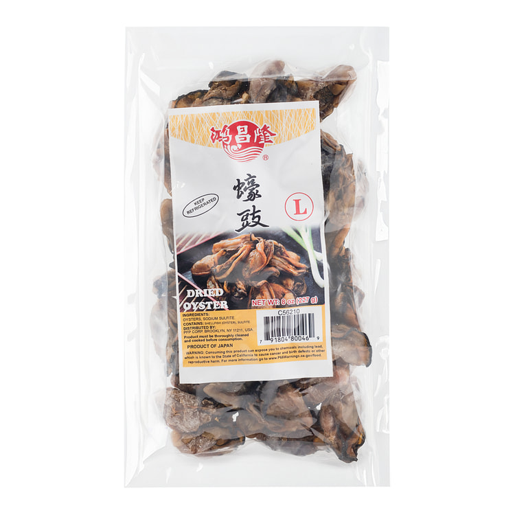 鸿昌隆 日本干晒生蚝 蚝豉 (大号) 8 盎司