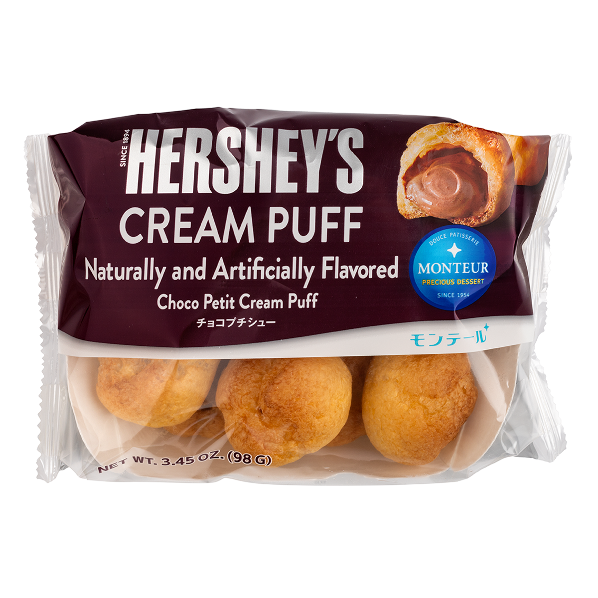 モンテール x Hershey's プチシュークリーム チョコクリーム入り 3.35