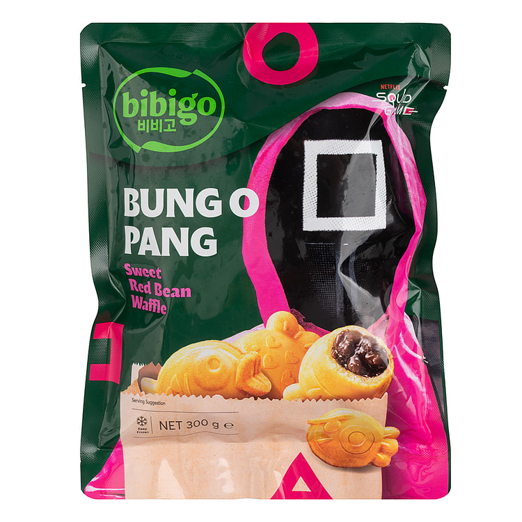 CJ BIBIGO 鲷鱼烧红豆华夫 300 克