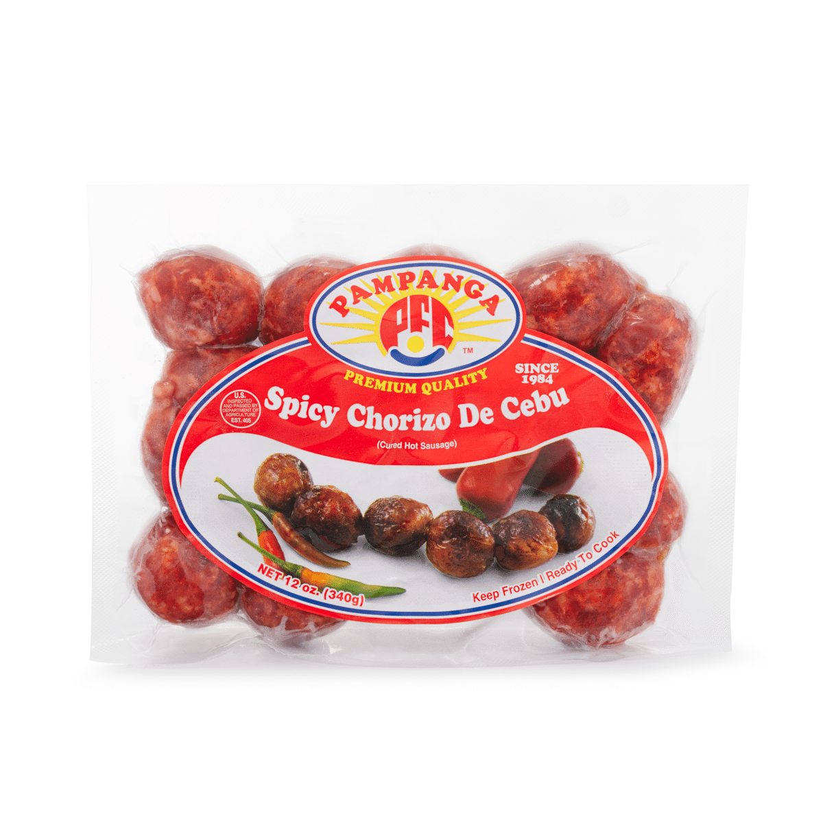 Pampanga Spicy Chorizo de Cebu 1 온스