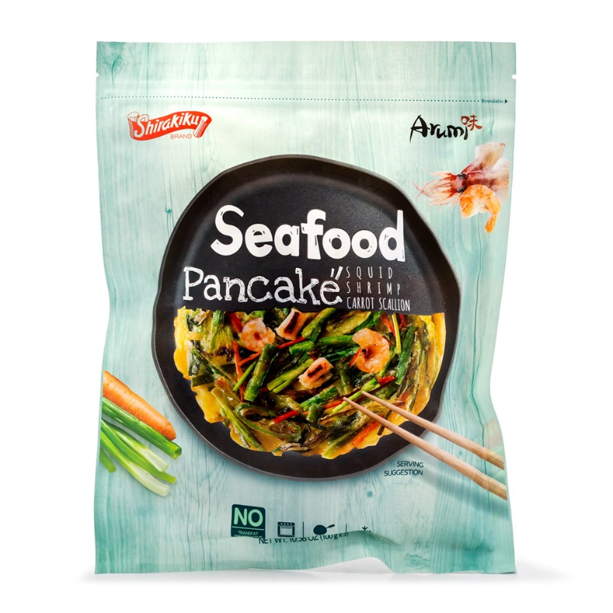 Shirakiku Arumi Korean Seafood Pancake, Frozen 300 g