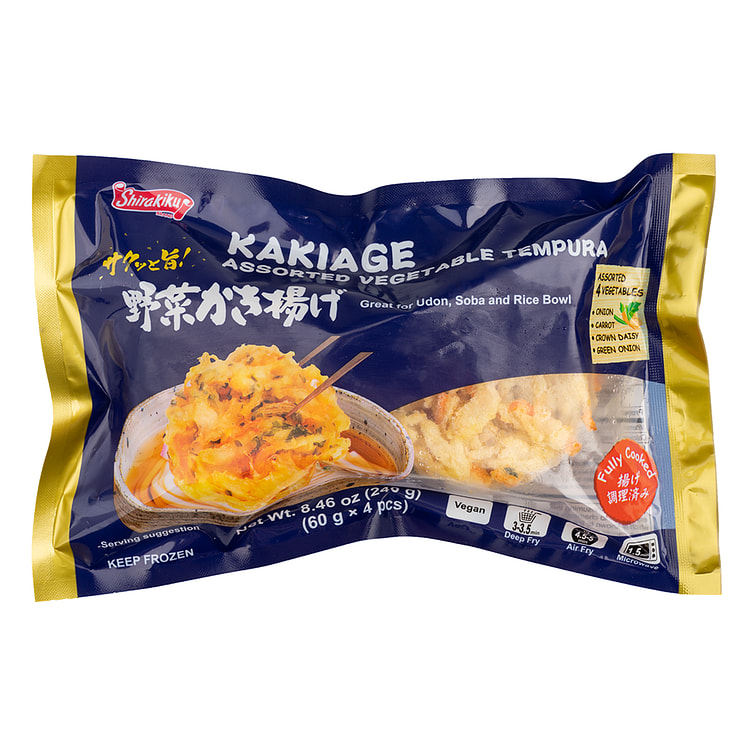 Kakiage Vegetable Tempura 4p 8.46 oz