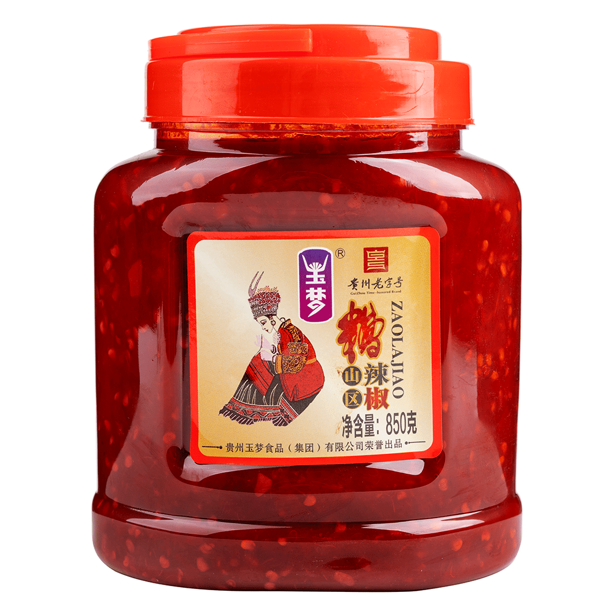 玉梦 糟辣椒【酸汤鱼 水煮菜蘸料 炒菜必备】 850 克