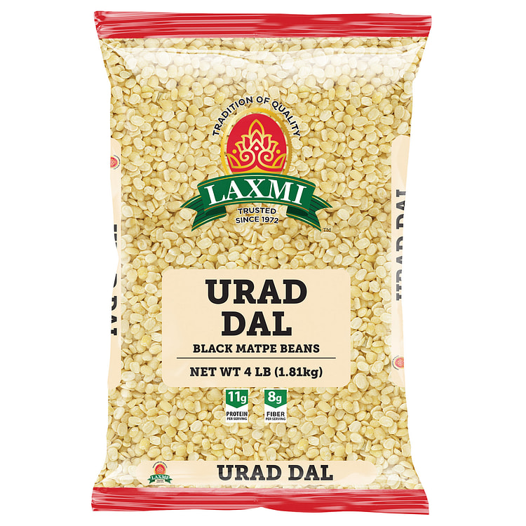 Laxmi Urad Dal, Skinned Black Lentils 4 lb