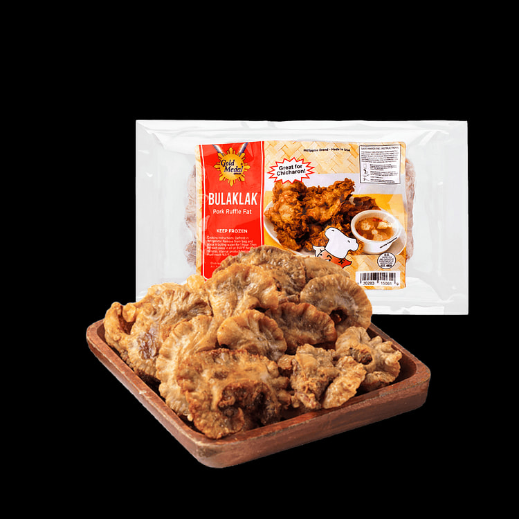 Gold Medal Chicharon Bulaklak, Pork Ruffle Fat, Frozen 32 oz