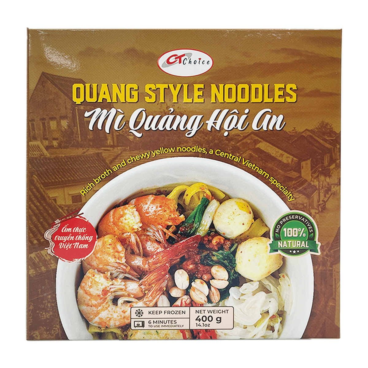 CT Choice Quang Style Noodle, Frozen 12.7 oz