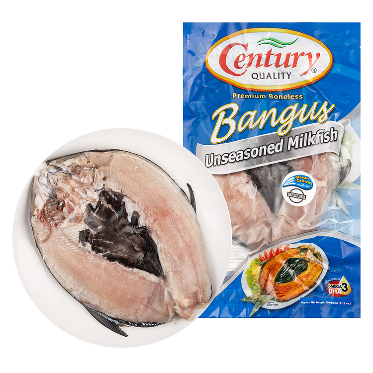 Century Quality Frozen Deboned Plain Milkfish 600 克